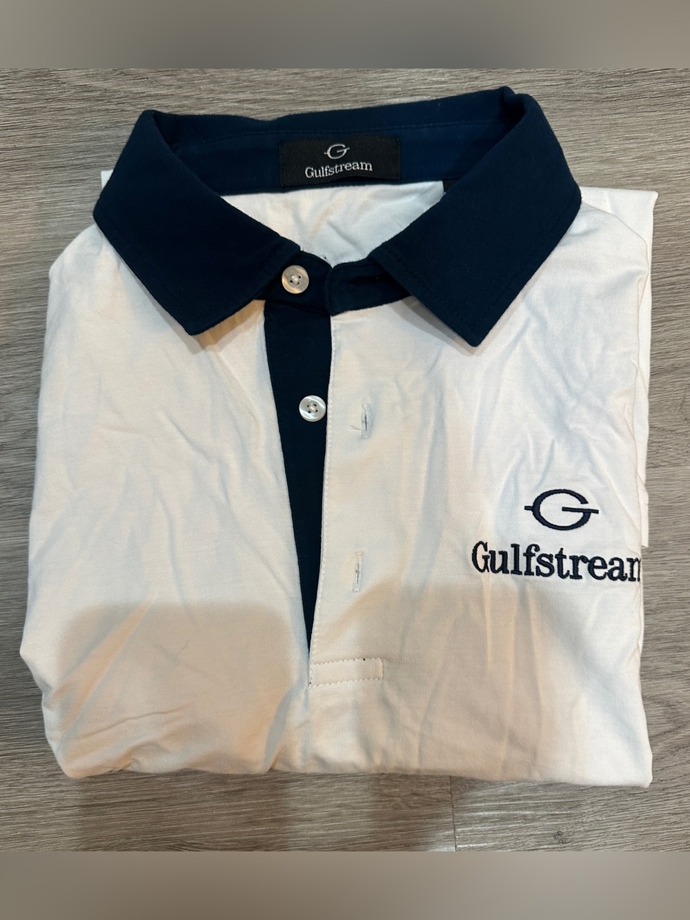 Rare Gulfstream Private Jet Pilot Polo Shirt Official  New - no tags